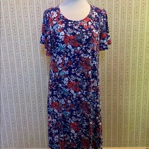 Adrianna Papell cold shoulder swing dress